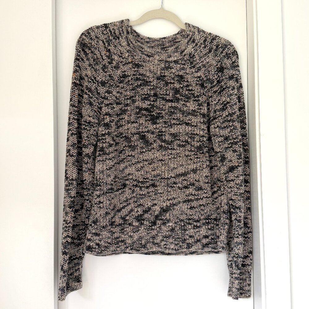 Faherty Space Dyed Crewneck Cotton Sweater